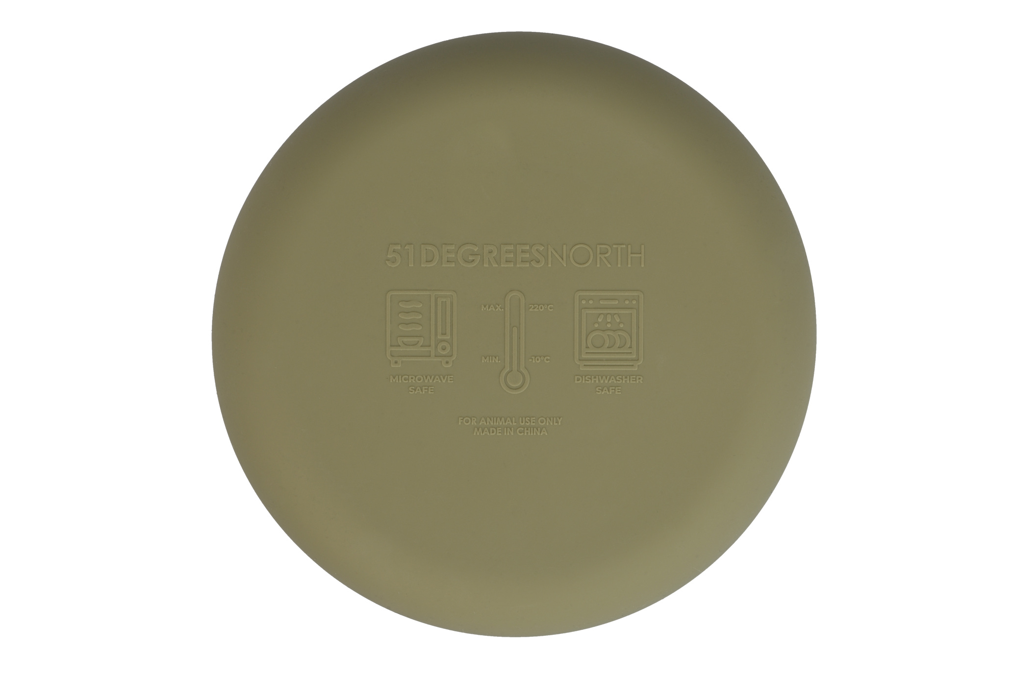 Slow Feeder Bowl 1400 ml für Schnellfresser - Farbe: Khaki